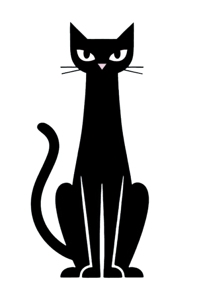 Luxury Cat Silhouette